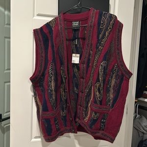 Coogi Sweater Vest New